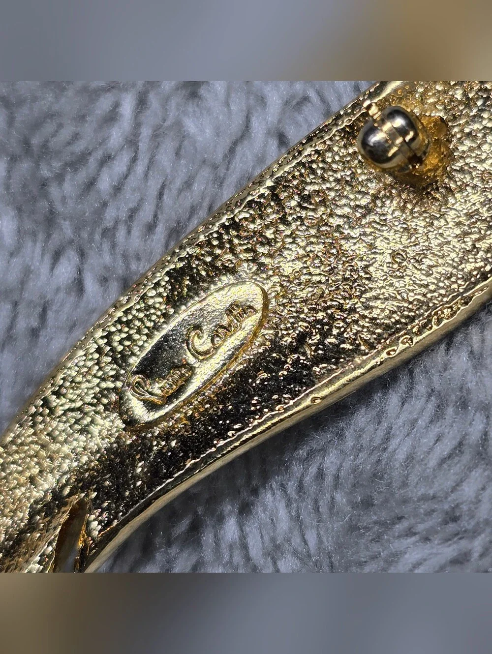Coming Soon Vintage Pierre Cardin Faux Pearl Leaf Brooch Pin